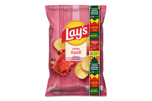 Чипси картопляні Краб Lay's м/у 120г