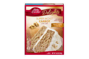 Betty Crocker Delights Super Moist Cake Mix Carrot