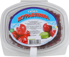 Клюква свежая ТОВ Українські печериці п/у 200г