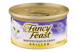 Fancy Feast Seafood Feast In Gravy Grilled Gourmet Cat Food