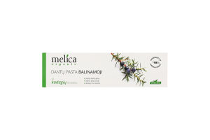 Паста зубна Melica Organic відбілююча екстр ялівцю