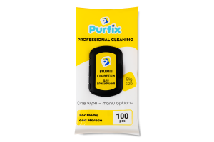 Салфетки влажные хозяйственные универсальные для уборки Purfix 100шт
