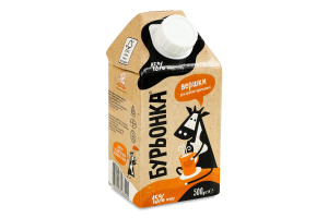 Вершки 15% ультрапастеризовані Бурьонка т/п 500г