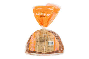 Хлеб половинка в нарезке Столичный ржаной Київхліб м/у 475г
