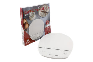 Ваги кухонні білі до 5кг Grunhelm