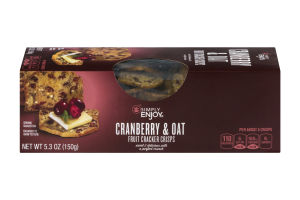 Simply Enjoy Fruit Cracker Crisps Cranberry & Oat