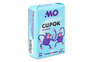 Творожок 8% сладкий с изюмом Молочний острів м/у 90г
