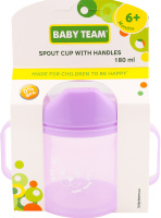 Поильник-спаут Baby Team с ручками 180мл