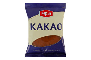 Какао-порошок 10-12% с пониженным содержанием жира Мрія м/у 80г