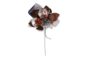 Прикраса декоративна Гілка з різдв подарунк15*23см