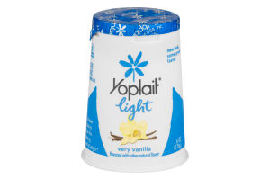 Yoplait Light Yogurt Very Vanilla