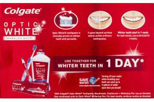 Colgate Optic White Toothpaste Sparkling Mint - 2 PK
