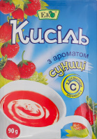 Кисель с ароматом земляники с витамином С Еко м/у 90г