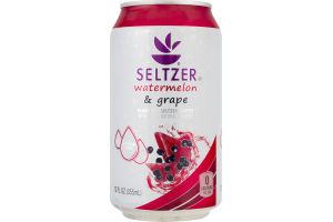 Ahold Flavored Seltzer Water Watermelon & Grape