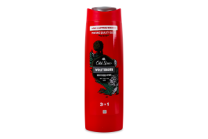 Гель для душа и шампунь 3в1 Wolfthorn Old Spice 400мл