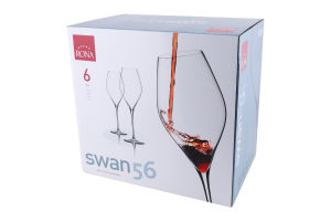 Набор бокалов для вина 560мл №421123 Swan 56 Rona 6шт