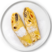 Налисники с абрикосами