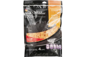 Ahold Traditionally Shredded Cheese Mild Cheddar