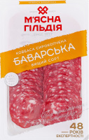 Ковбаса нарізка Баварська М'ясна Гільдія с/к в/с лоток 0.075кг
