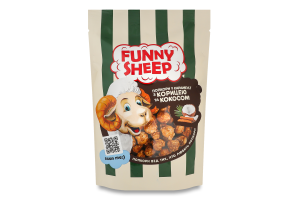 Попкорн у карамелі з корицею та кокосом Funny Sheep д/п 90г