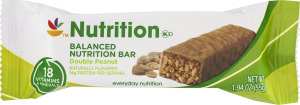Ahold Nutrition Balanced Nutrition Bar Double Peanut