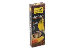 Ласощі для декоративних птахів Мультивітамін Колосок Happy Animal к/у 120г