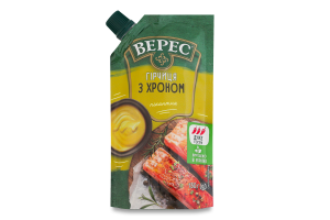 Гірчиця пікантна нестерилізована З хроном Верес д/п 130г