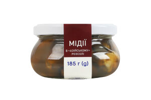 Мидии в Азиатском рассоле Norven с/б 185г