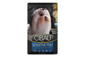 Корм сухий повнораціонний для дорослих собак Fish Mini Sensitive Cibau Farmina м/у 2.5кг