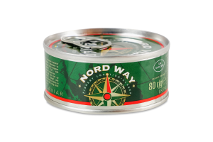 Икра лососевая зернистая соленая Nord Way ж/б 80г
