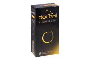 Презерватив Dolphi анатомические сверхтонкие 12шт