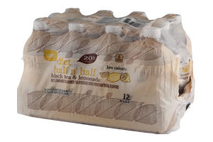 Smart Sense Diet Half n' Half Black Tea & Lemonade Bottles - 12 CT