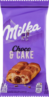 Пирожное бисквитное с шоколадной начинкой и кусочками молочного шоколада Choco&Cake Milka м/у 35г