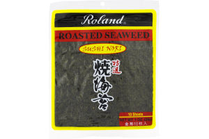 Roland Roasted Seaweed Sushi Nori - 10 CT