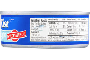 StarKist Chunk Light Tuna in Vegetable Oil