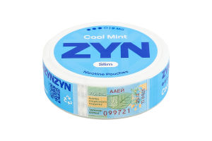 Подушечки нікотиновмісні 9мг ZYN Slim Cool mint 20х0.68г