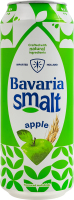 Напій безалкогольний 0.5л 0% газований солодовий Apple Bavaria Smalt з/б