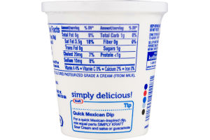 Kraft Simply Sour Cream