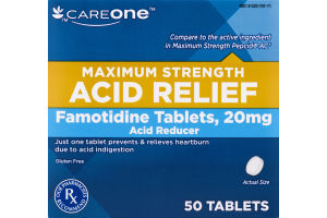 CareOne Maximum Strength Acid Relief - 50 CT
