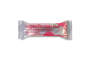 Батончик протеїновий з мигдалем, вишнею та розмарином у білій глазурі Vegan protein bar Perla Helsa м/у 45г