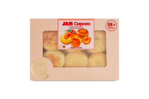 Сирник заморожений смажений Apricot&Peach Jam Справжній смак к/у 360г