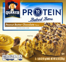 Quaker Protein Baked Bars Peanut Butter Chocolate - 5 CT