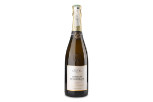 Вино ігристе 0.75л 11.5% біле брют AOC Cremant de Bordeaux Maison Castel пл