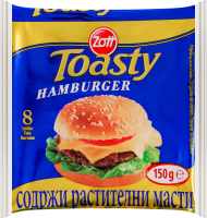 Продукт з сиром 22% Hamburger Toasty Zott м/у 150г