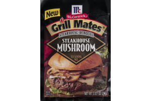 McCormick Grill Mates Steakhouse Burgers Seasoning Mix Steakhouse Mushroom