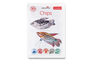 Корм д/акваріумних риб Класичне меню чипси 25г Акваріус