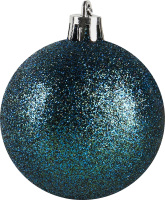 Прикраса ялинкова Куля пластикова 6см асорт 952071