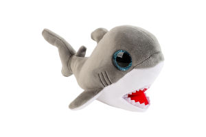 Іграшка м'яка 15см №37376 Сіра акула Finnegan Benie Babies 1шт