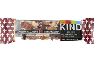 KIND Plus Bar Cranberry Almond + Antioxidants