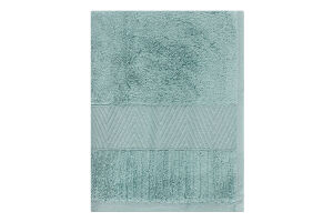 Рушник м"ятний махровий зеро твіст з бордюром 40*70см 600г/м2 ГМ Текстайл